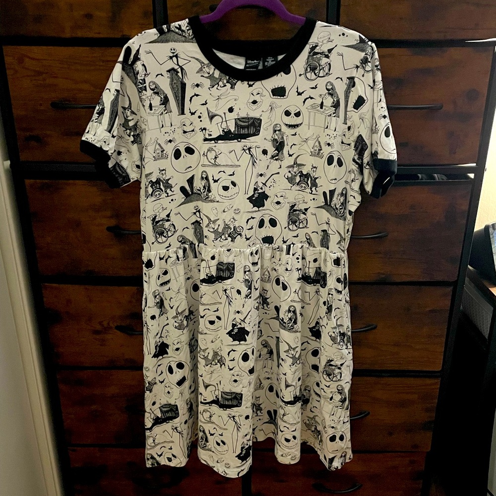 Disney Nightmare Before Christmas T Shirt Dress